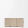 Pebble trifold wallet in pebble grain calfskin Clay Pebble trifold wallet in pebble grain calfskin Clay
