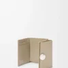 Pebble trifold wallet in pebble grain calfskin Clay Pebble trifold wallet in pebble grain calfskin Clay
