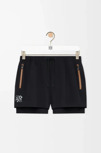 Performance shorts in technical shell Black Performance shorts in technical shell Black