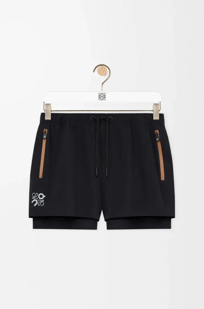 Performance shorts in technical shell Black Performance shorts in technical shell Black