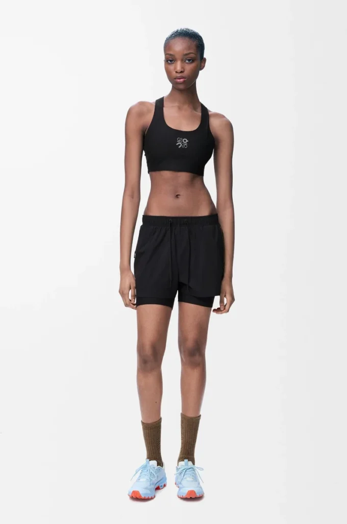Performance shorts in technical shell Black Performance shorts in technical shell Black