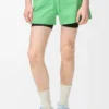 Performance shorts in technical shell Green Performance shorts in technical shell Green