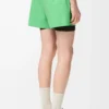 Performance shorts in technical shell Green Performance shorts in technical shell Green