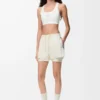 Performance shorts in technical shell Ivory Performance shorts in technical shell Ivory