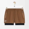 Performance shorts in technical shell Toffee Performance shorts in technical shell Toffee