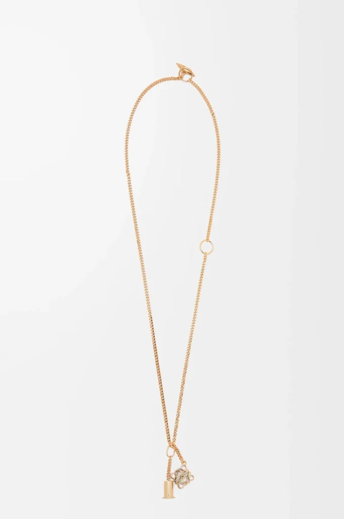 Personalisation necklace in metal Gold Personalisation necklace in metal Gold