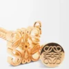 Personalisation necklace in metal Gold Personalisation necklace in metal Gold