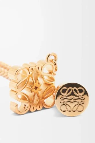 Personalisation necklace in metal Gold