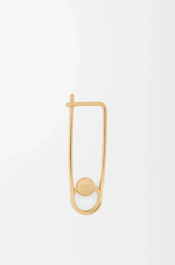 Personalisation safety pin Gold