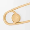 Personalisation safety pin Gold