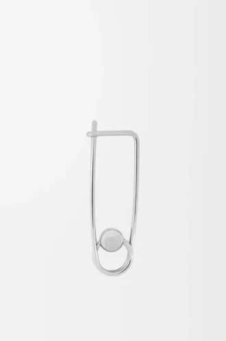 Personalisation safety pin Silver