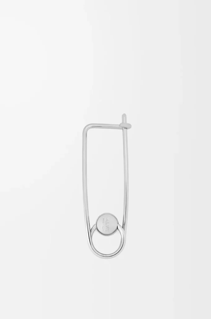 Personalisation safety pin Silver