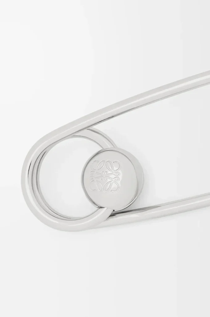 Personalisation safety pin Silver