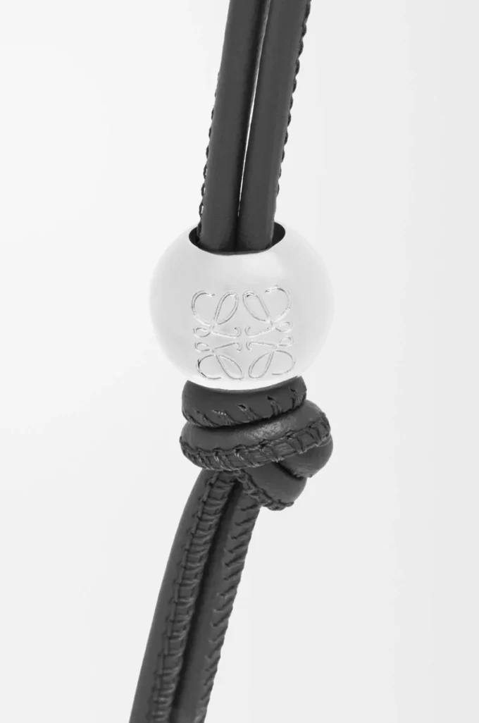 Personalisation strap in classic calfskin Black/Palladium Personalisation strap in classic calfskin Black/Palladium