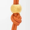 Personalisation strap in classic calfskin Maple Orange