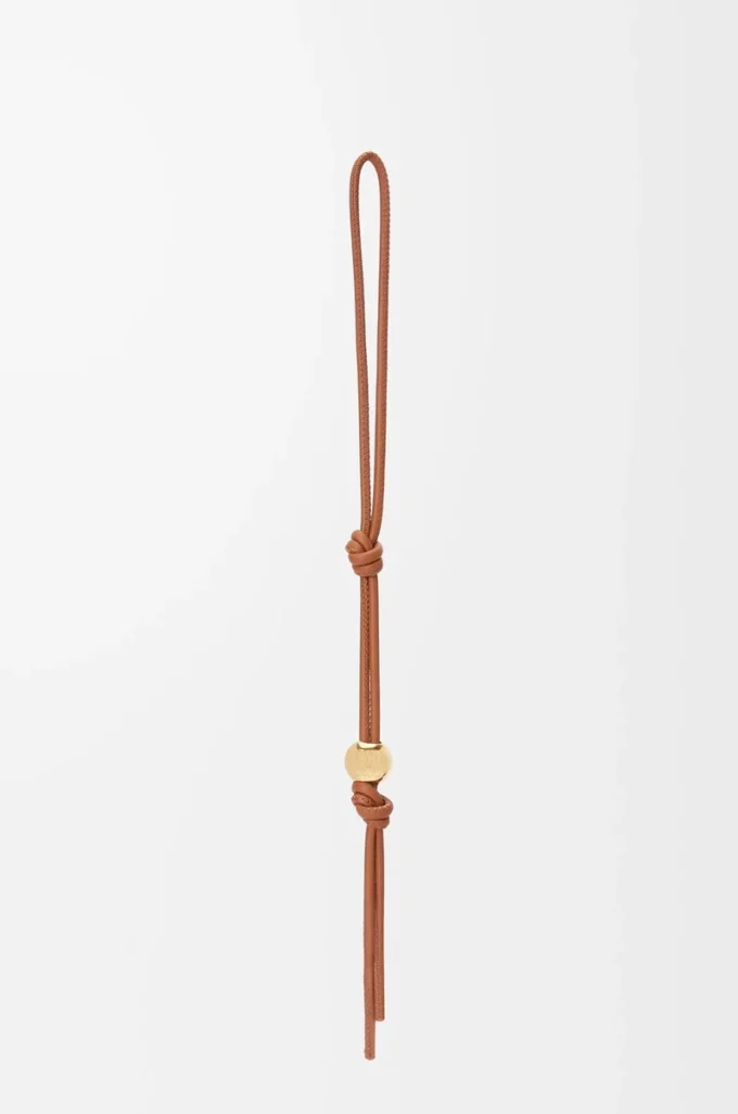 Personalisation strap in classic calfskin Tan/Gold Personalisation strap in classic calfskin Tan/Gold