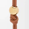 Personalisation strap in classic calfskin Tan/Gold Personalisation strap in classic calfskin Tan/Gold