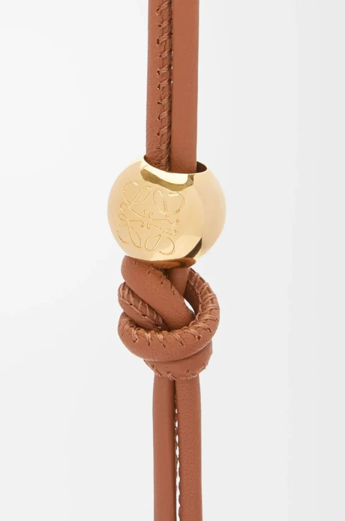Personalisation strap in classic calfskin Tan/Gold Personalisation strap in classic calfskin Tan/Gold