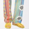 Petal Anagram slide in soft calfskin Yellow Petal Anagram slide in soft calfskin Yellow