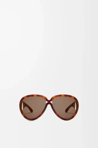 Pilot Mask sunglasses Dark Havana