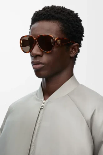 Pilot Mask sunglasses Dark Havana