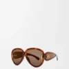 Pilot Mask sunglasses Dark Havana Pilot Mask sunglasses Dark Havana