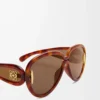 Pilot Mask sunglasses Dark Havana Pilot Mask sunglasses Dark Havana