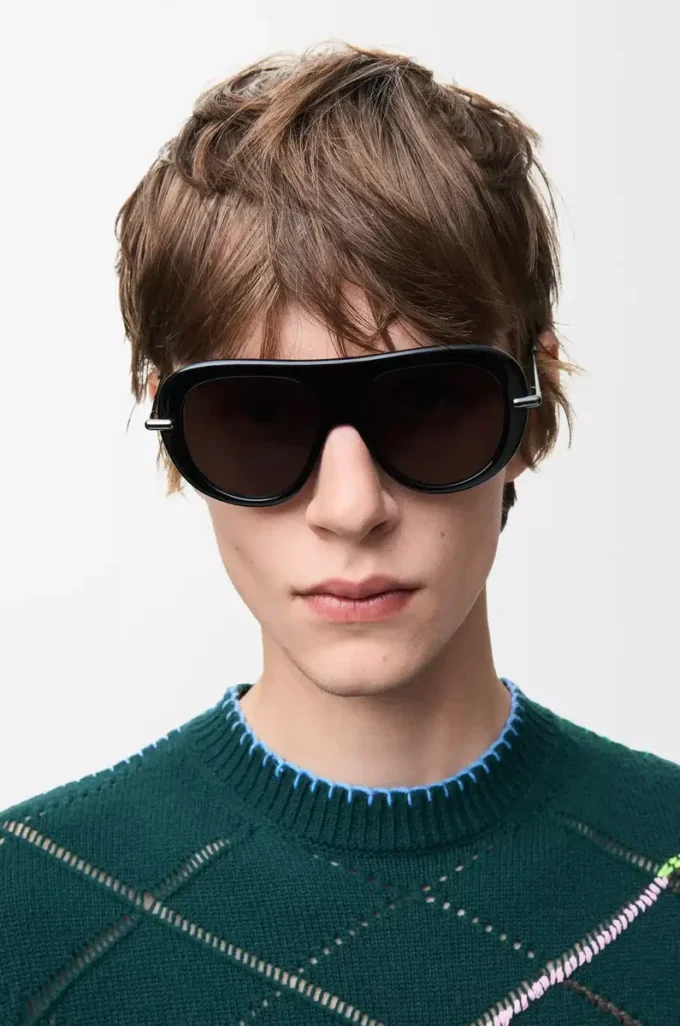 Pilot Slim sunglasses Black