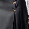 Pleated skirt in nappa lambskin Black Pleated skirt in nappa lambskin Black