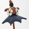 Plumeria Puzz charm Tan/Black Plumeria Puzz charm Tan/Black