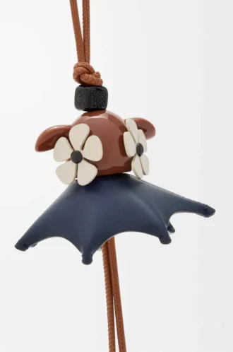 Plumeria Puzz charm Tan/Black