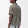 Polo in cotton Khaki Green