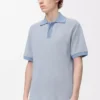 Polo in cotton Light Blue