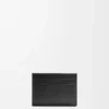Puffer Anagram plain cardholder in shiny nappa calfskin Black Puffer Anagram plain cardholder in shiny nappa calfskin Black