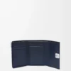 Puffer Anagram small vertical wallet in shiny nappa calfskin Deep Navy Puffer Anagram small vertical wallet in shiny nappa calfskin Deep Navy