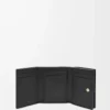 Puffer Anagram trifold wallet in shiny nappa calfskin Black Puffer Anagram trifold wallet in shiny nappa calfskin Black