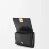 Puffer Anagram trifold wallet in shiny nappa calfskin Black Puffer Anagram trifold wallet in shiny nappa calfskin Black