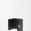 Puffer Anagram trifold wallet in shiny nappa calfskin Black Puffer Anagram trifold wallet in shiny nappa calfskin Black
