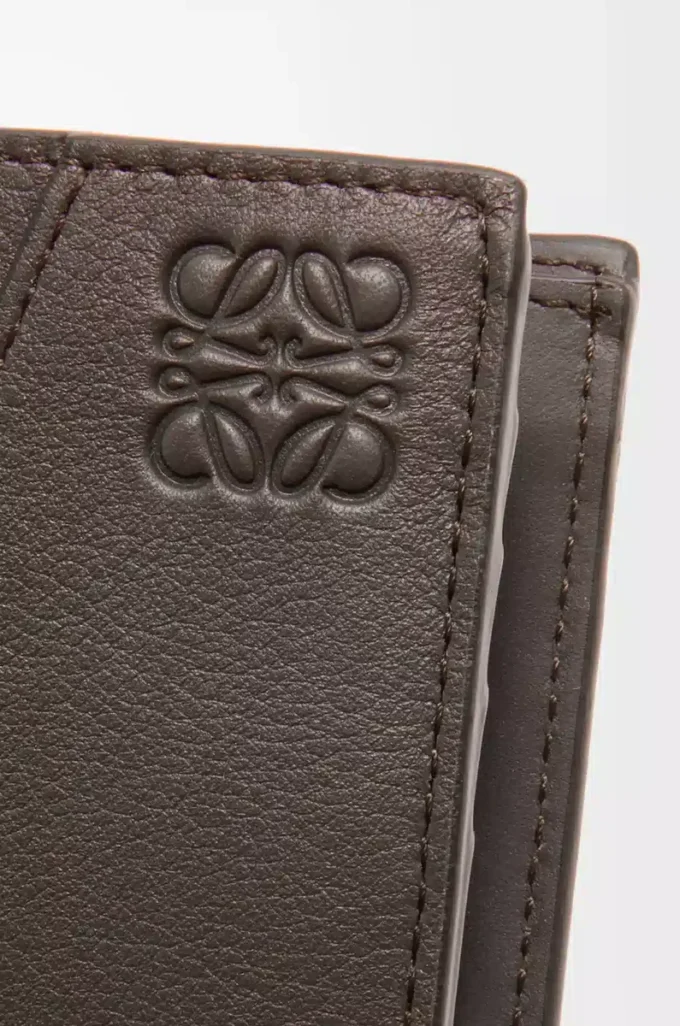 Puzzle bifold coin wallet in classic calfskin Dark Grey Puzzle bifold coin wallet in classic calfskin Dark Grey
