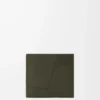 Puzzle bifold coin wallet in classic calfskin Dark Khaki