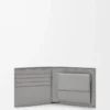 Puzzle bifold coin wallet in classic calfskin Winter Brown/Ash Grey