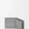 Puzzle bifold coin wallet in classic calfskin Winter Brown/Ash Grey