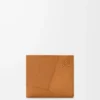 Puzzle bifold coin wallet in supple grained calfskin Light Canyon Brown Puzzle bifold coin wallet in supple grained calfskin Light Canyon Brown