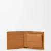 Puzzle bifold coin wallet in supple grained calfskin Light Canyon Brown Puzzle bifold coin wallet in supple grained calfskin Light Canyon Brown