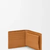 Puzzle bifold coin wallet in supple grained calfskin Light Canyon Brown Puzzle bifold coin wallet in supple grained calfskin Light Canyon Brown