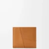 Puzzle bifold coin wallet in supple grained calfskin Light Canyon Brown Puzzle bifold coin wallet in supple grained calfskin Light Canyon Brown