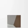 Puzzle bifold wallet in classic calfskin Winter Brown/Ash Grey