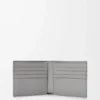 Puzzle bifold wallet in classic calfskin Winter Brown/Ash Grey