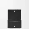 Puzzle business cardholder in classic calfskin Black