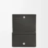 Puzzle business cardholder in classic calfskin Dark Grey